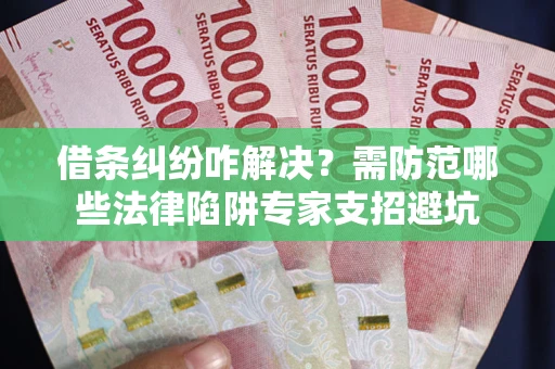 武汉借条纠纷咋解决？需防范哪些法律陷阱专家支招避坑