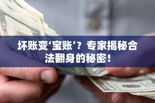 武汉坏账变‘宝账’？专家揭秘合法翻身的秘密！