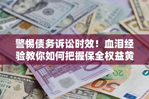 武汉警惕债务诉讼时效！血泪经验教你如何把握保全权益黄金期