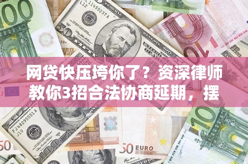 武汉网贷快压垮你了？资深律师教你3招合法协商延期，摆脱暴力催收！