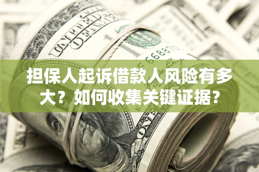 武汉担保人起诉借款人风险有多大？如何收集关键证据？