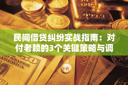 武汉民间借贷纠纷实战指南：对付老赖的3个关键策略与调解盲区解析