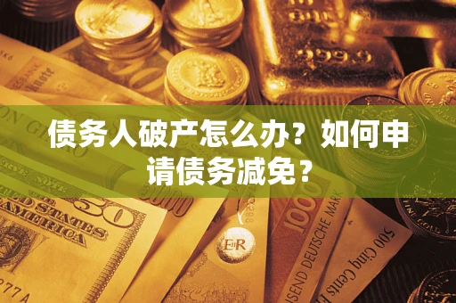 武汉债务人破产怎么办？如何申请债务减免？