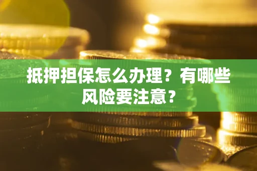 武汉抵押担保怎么办理？有哪些风险要注意？