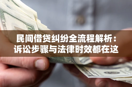 武汉民间借贷纠纷全流程解析：诉讼步骤与法律时效都在这儿了