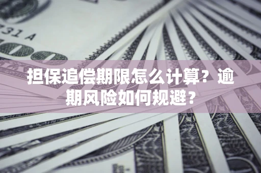 武汉担保追偿期限怎么计算？逾期风险如何规避？