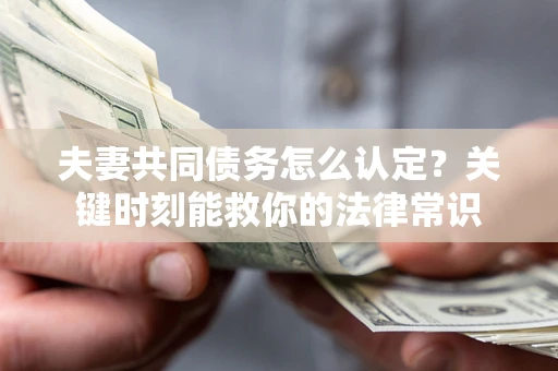 武汉夫妻共同债务怎么认定？关键时刻能救你的法律常识