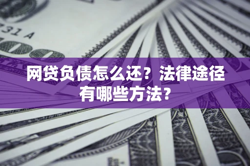 武汉网贷负债怎么还？法律途径有哪些方法？