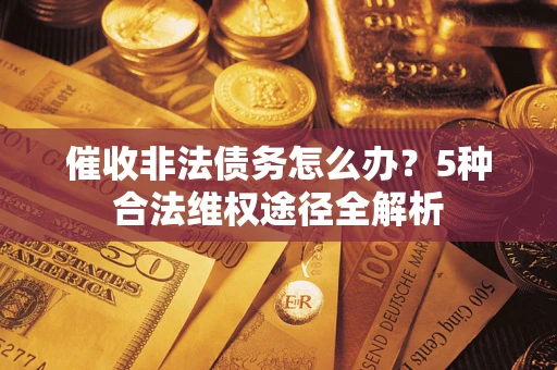 武汉催收非法债务怎么办？5种合法维权途径全解析