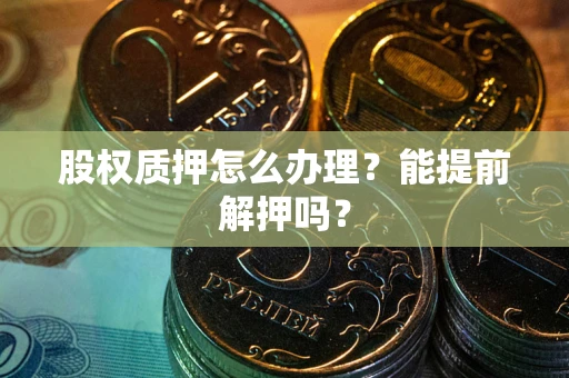 武汉股权质押怎么办理？能提前解押吗？